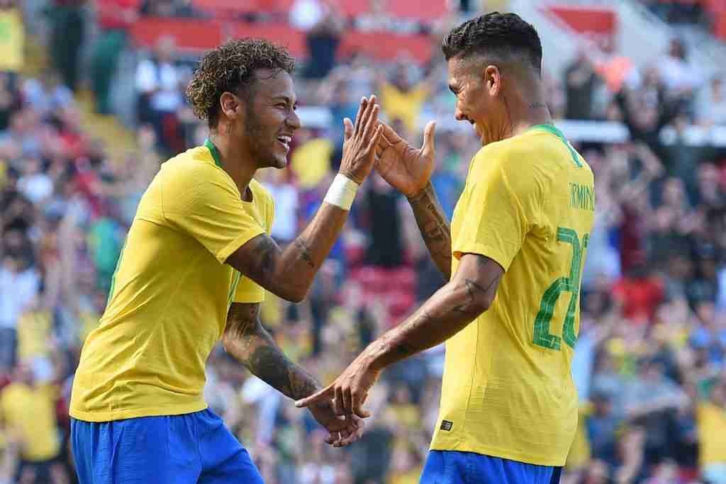 Neymar Jr e Firmino